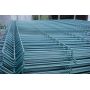 black PVC coated welded wire mesh fence